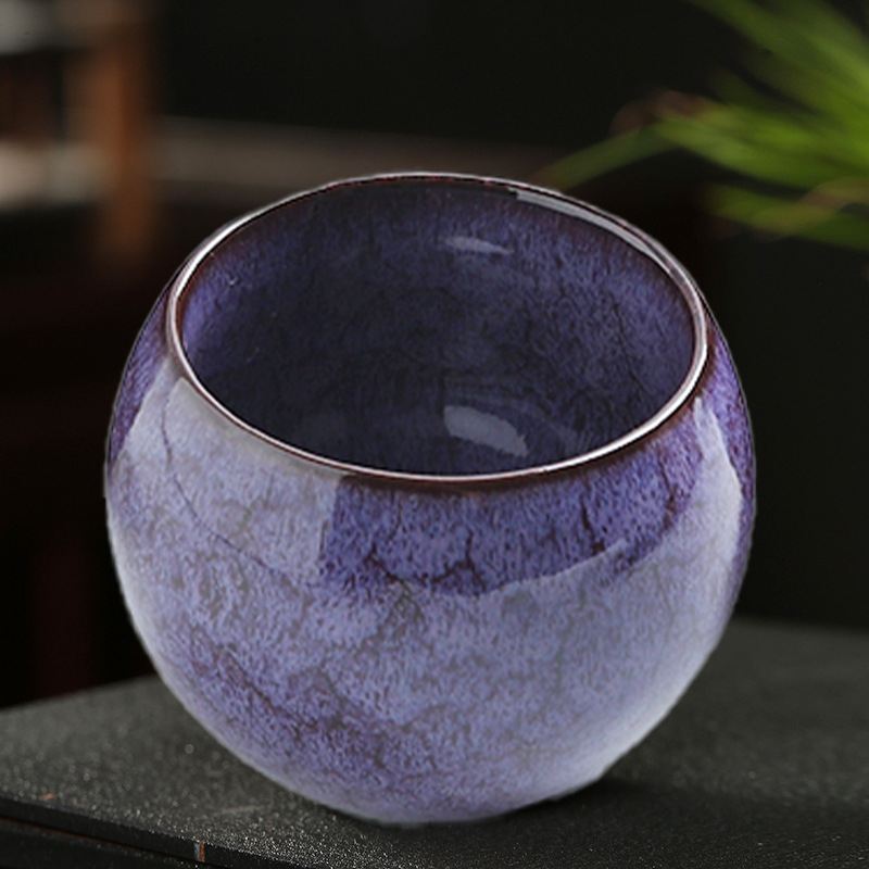 Tianmu Jianzhan porcelán teás/kávés pohár, kerámia, kemencés máz, egyes pohár, mester pohár, különféle tea tálak