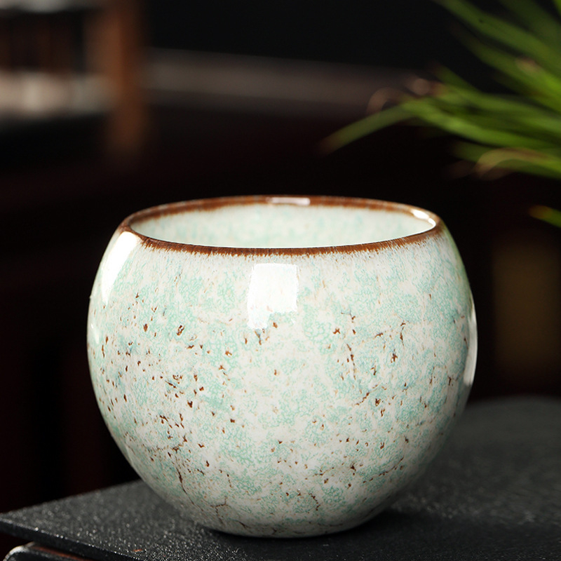 Tianmu Jianzhan porcelán teás/kávés pohár, kerámia, kemencés máz, egyes pohár, mester pohár, különféle tea tálak