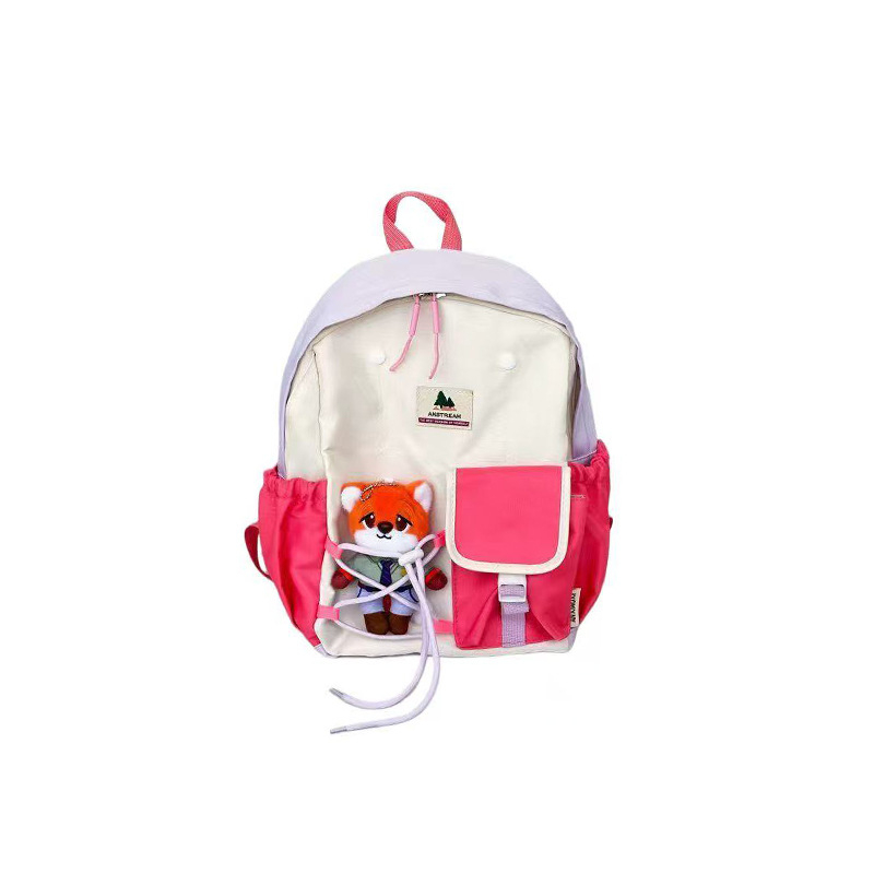 Dječji ranac s odvojivom pliš igračkom, sladak dizajn u stilu crtanog filma za dječake i djevojčice