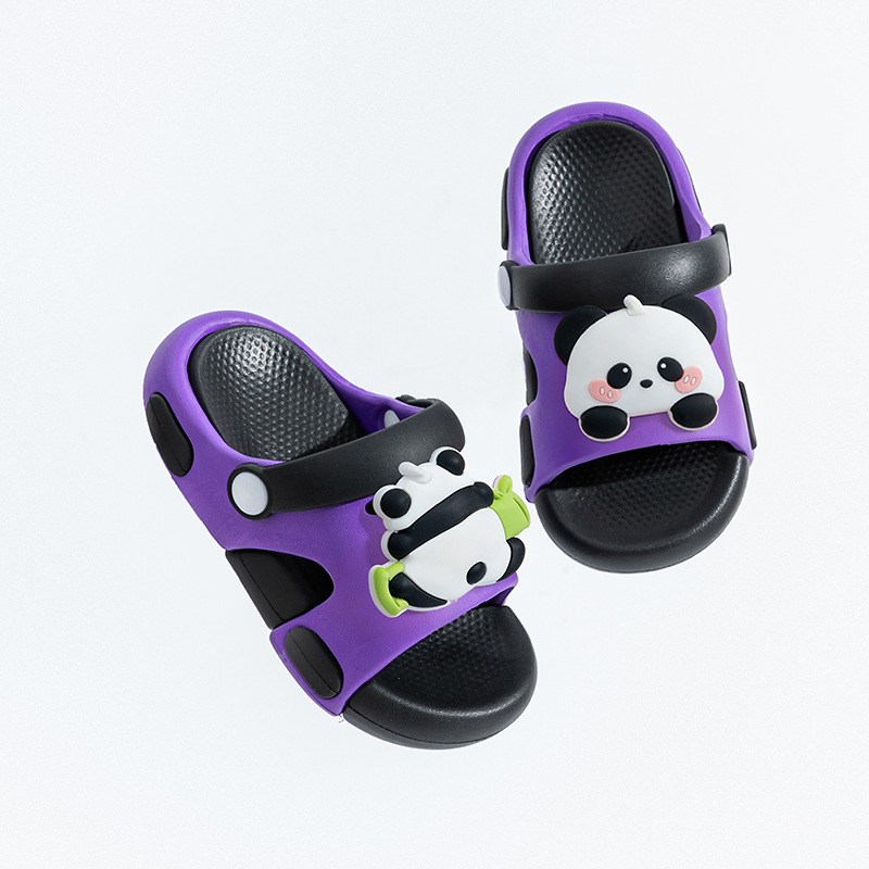 Slapi de vară pentru copii, antiderapante, unisex, design iepuraș, două culori