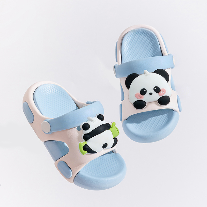 Slapi de vară pentru copii, antiderapante, unisex, design iepuraș, două culori