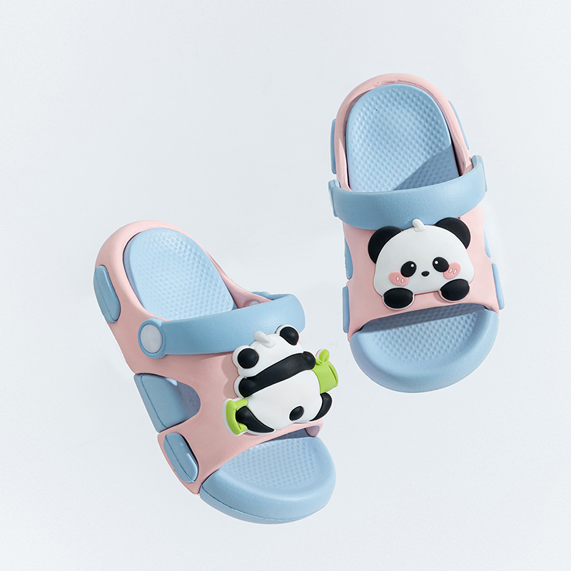 Slapi de vară pentru copii, antiderapante, unisex, design iepuraș, două culori