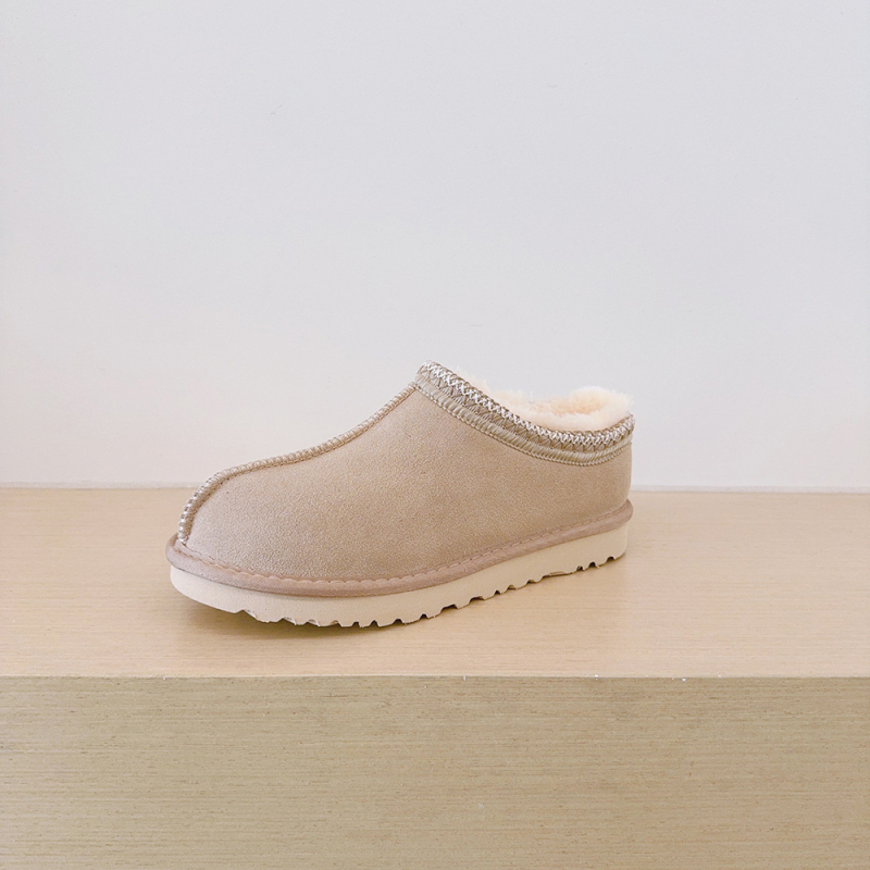 Ghete de zăpadă tricotate în stil etnic, croială joasă, Slip-On, căptușite cu blană artificială, calde