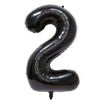 Balon numeric negru din folie de aluminiu, de 40 inch, pentru petreceri de ziua de naștere și sesiuni foto