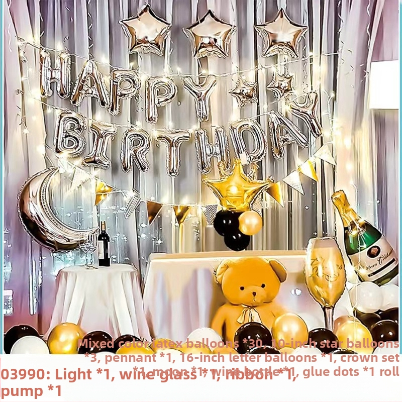 Decorațiuni cu baloane pentru petreceri de sărbătoare și zile de naștere – decor versatil pentru casă, living, restaurant și KTV