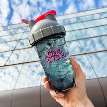 Fitnesz shaker pohár, hőálló fehérje shaker, tejshake keverő és vízkeverő, nyári használatra