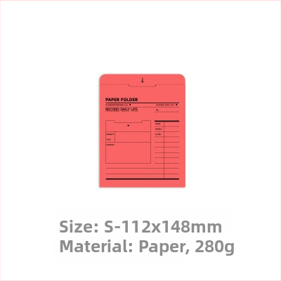 Iplaybox Retro Paper Office Folder, priečinok na spisy A4 s úložným priestorom na poznámky a obálky na účtenky