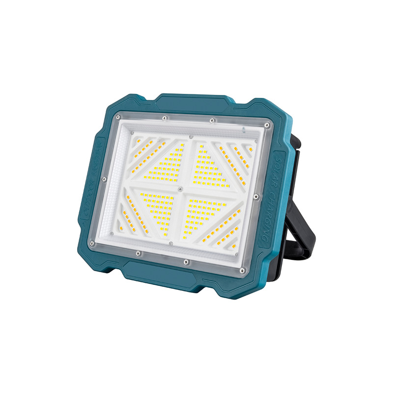 LED vanjski floodlight s tri solarne ploče, baterija velike kapacitete i dugi radni vijek, s kukom