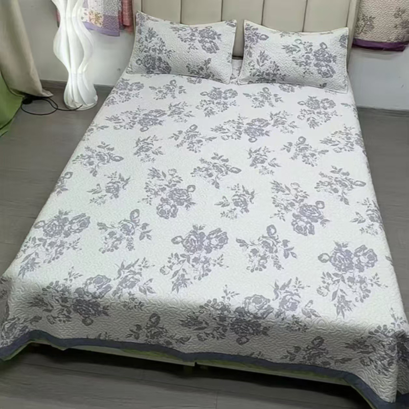 Ultra-soft mosott pamut babágyhoz három darabos készlet, négy évszakos nyomtatás, selymes tapintású