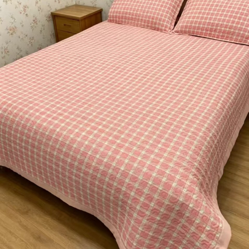 Ultra-soft mosott pamut babágyhoz három darabos készlet, négy évszakos nyomtatás, selymes tapintású