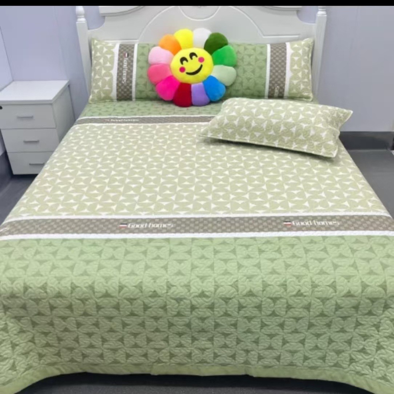 Ultra-soft mosott pamut babágyhoz három darabos készlet, négy évszakos nyomtatás, selymes tapintású