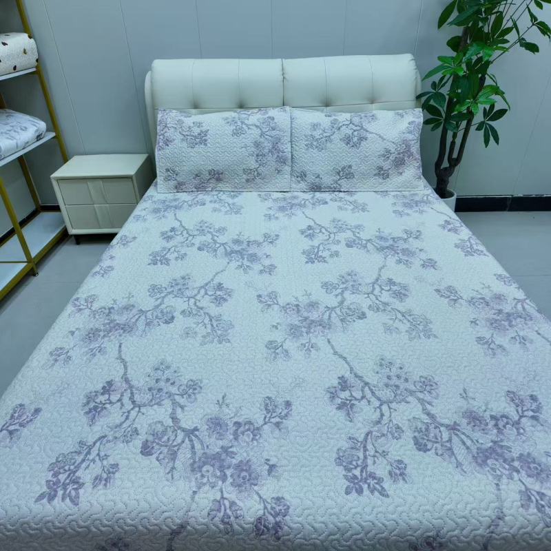 Ultra-soft mosott pamut babágyhoz három darabos készlet, négy évszakos nyomtatás, selymes tapintású
