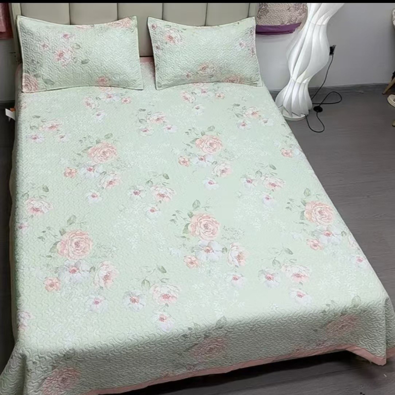 Ultra-soft mosott pamut babágyhoz három darabos készlet, négy évszakos nyomtatás, selymes tapintású