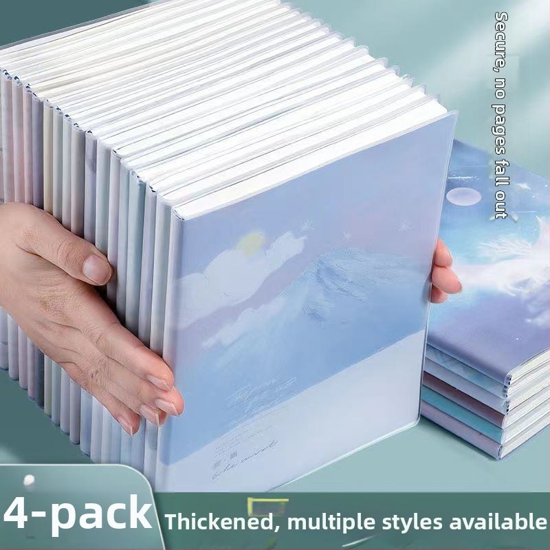 Zápisník A5 s mäkkým PVC obalom, slamený papier, lepená väzba, v štýle Instagramu