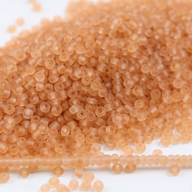 3 mm matne prozirne staklene perle rižinog oblika za DIY, slobodne perle za narukvicu, cvjetna igla za kosu, dodatak s resama, 450 g pakiranje