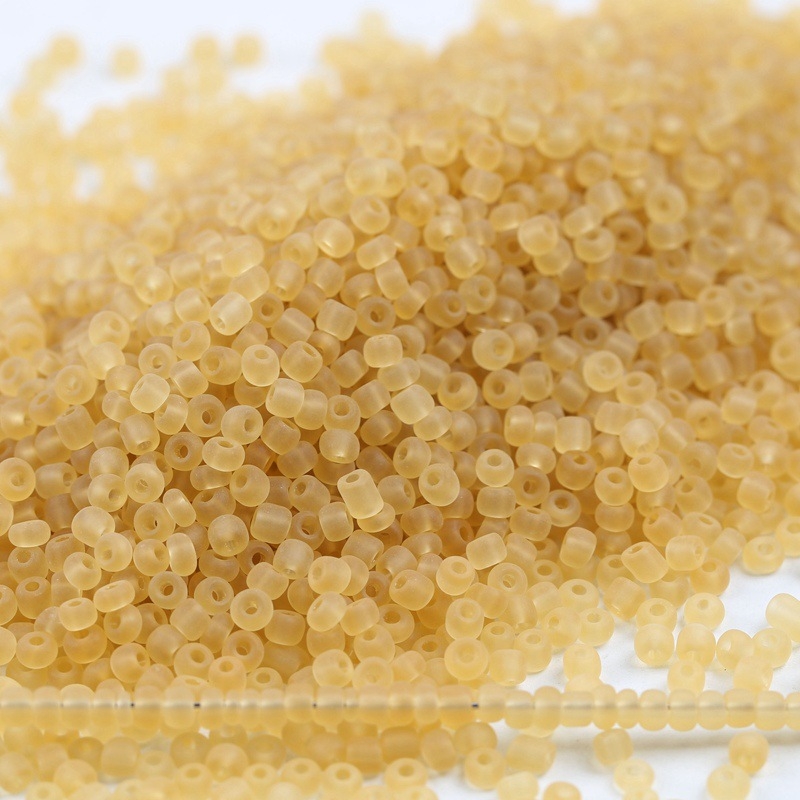 3 mm matne prozirne staklene perle rižinog oblika za DIY, slobodne perle za narukvicu, cvjetna igla za kosu, dodatak s resama, 450 g pakiranje