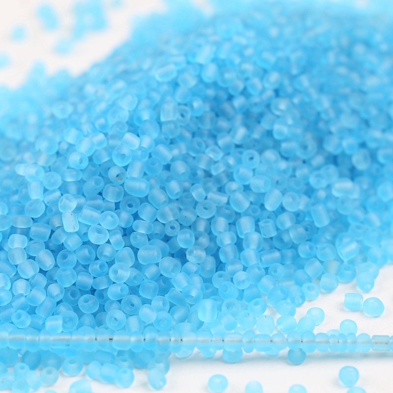 3 mm matne prozirne staklene perle rižinog oblika za DIY, slobodne perle za narukvicu, cvjetna igla za kosu, dodatak s resama, 450 g pakiranje