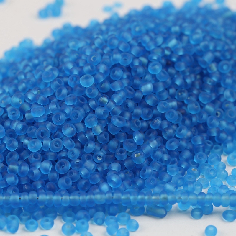 3 mm matne prozirne staklene perle rižinog oblika za DIY, slobodne perle za narukvicu, cvjetna igla za kosu, dodatak s resama, 450 g pakiranje