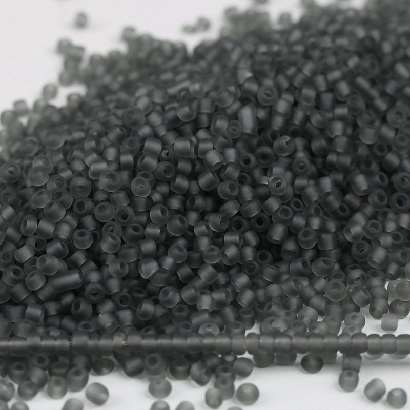 3 mm matne prozirne staklene perle rižinog oblika za DIY, slobodne perle za narukvicu, cvjetna igla za kosu, dodatak s resama, 450 g pakiranje