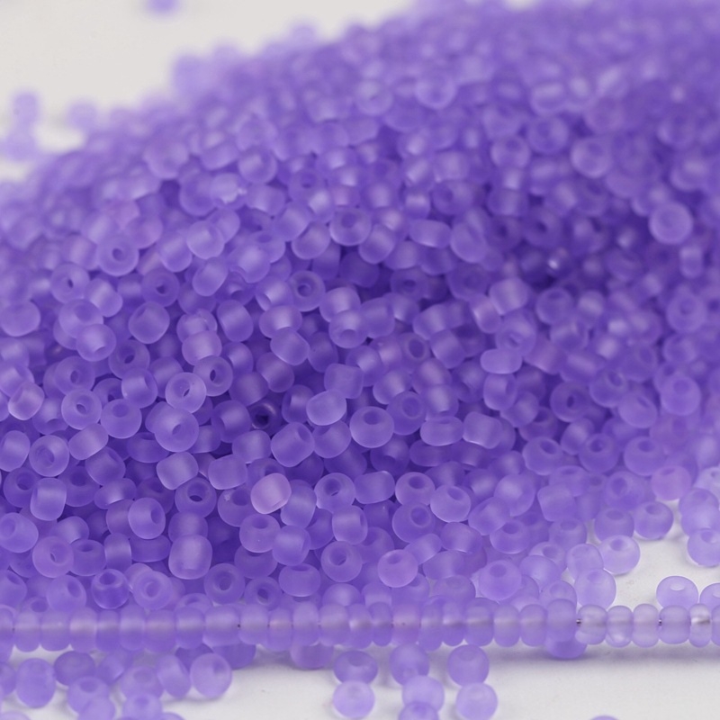 3 mm matne prozirne staklene perle rižinog oblika za DIY, slobodne perle za narukvicu, cvjetna igla za kosu, dodatak s resama, 450 g pakiranje