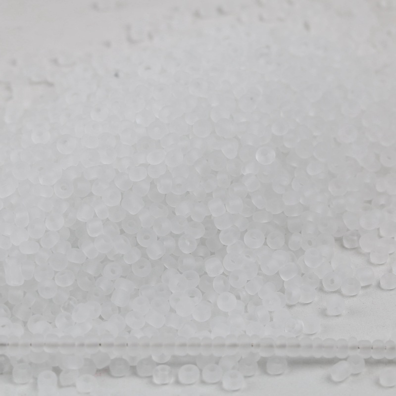 3 mm matne prozirne staklene perle rižinog oblika za DIY, slobodne perle za narukvicu, cvjetna igla za kosu, dodatak s resama, 450 g pakiranje