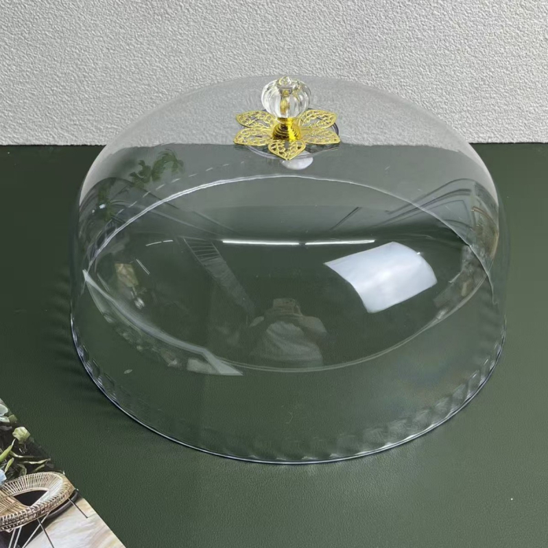 PS prozirni poklopac za tortu — višefunkcionalni plastični poklopac za kruh i hranu, zaštita od prašine