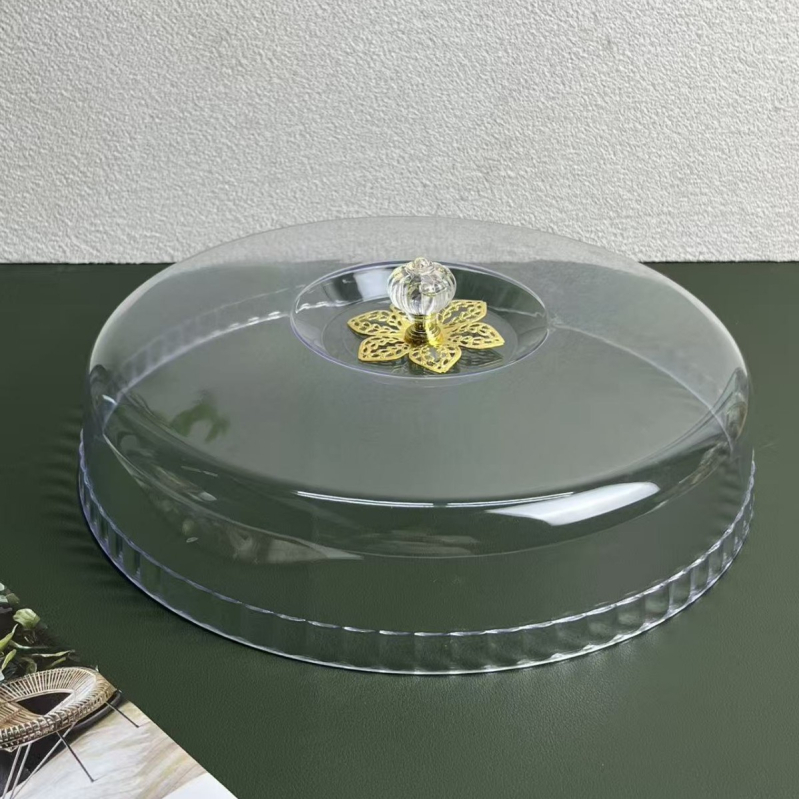 PS prozirni poklopac za tortu — višefunkcionalni plastični poklopac za kruh i hranu, zaštita od prašine