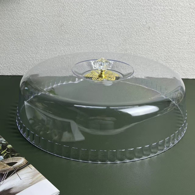 PS prozirni poklopac za tortu — višefunkcionalni plastični poklopac za kruh i hranu, zaštita od prašine