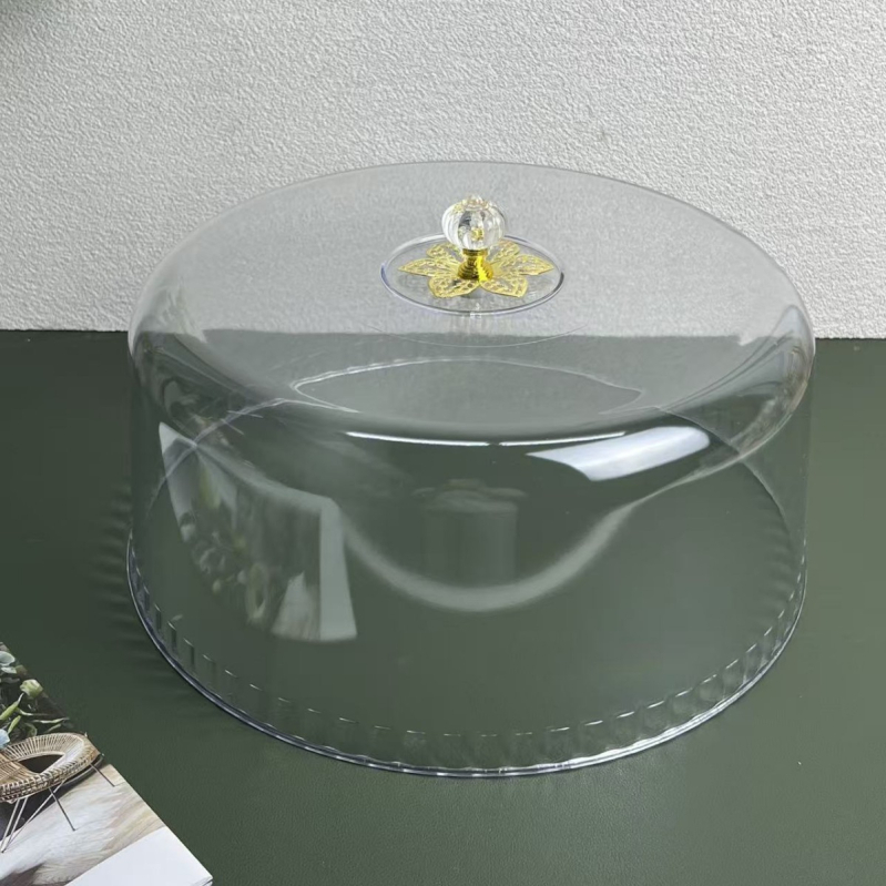 PS prozirni poklopac za tortu — višefunkcionalni plastični poklopac za kruh i hranu, zaštita od prašine