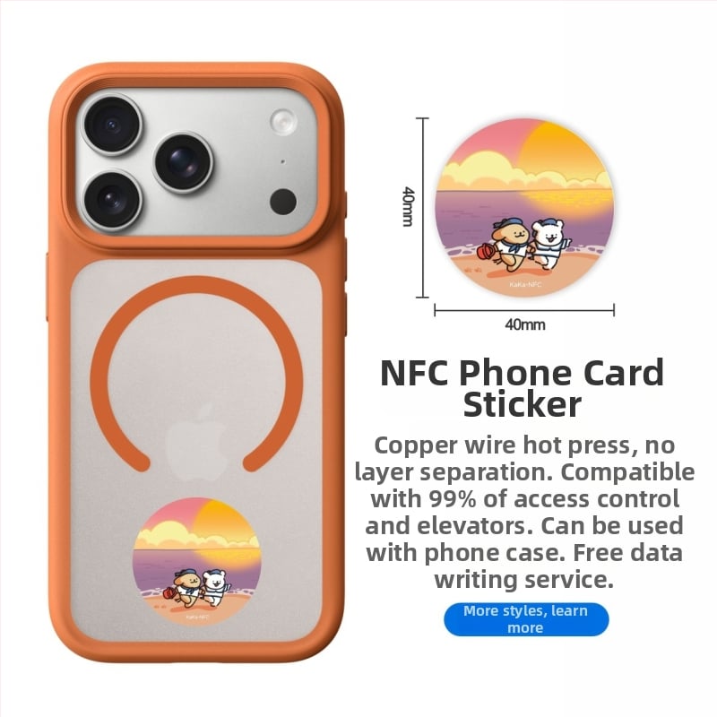 Cuid ultra vékony NFC-hozzáférési kártya matrica bejárati ajtóhoz, lifthez és M1 zárhoz