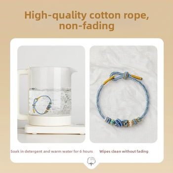 Brăţară DIY ţesută din sfoară roşie, unisex, cu accesoriu în ton aur (semi-finisat)