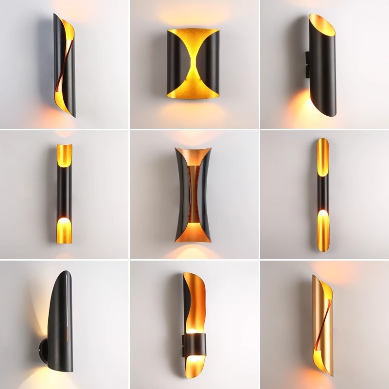 Nordijska zidna svjetiljka za spavaću sobu i dnevni boravak - aluminijska LED svjetiljka