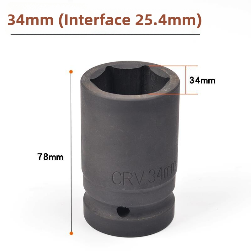 Sada pneumatických nástrčných kľúčov pre vysoké zaťaženie s rozhraním 1 palec / 25 mm
