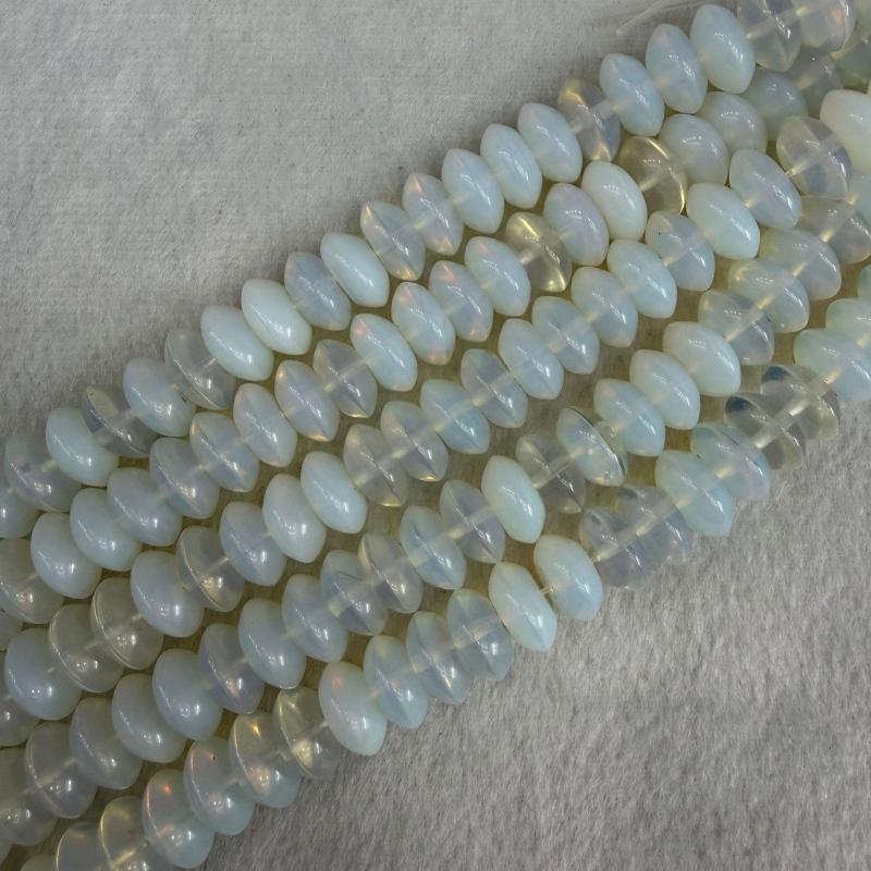 6x12 mm prirodne ahat Perle u obliku UFO-a, perle za abakus, dodaci za DIY nakita, materijali, gumbi, poluproizvodi