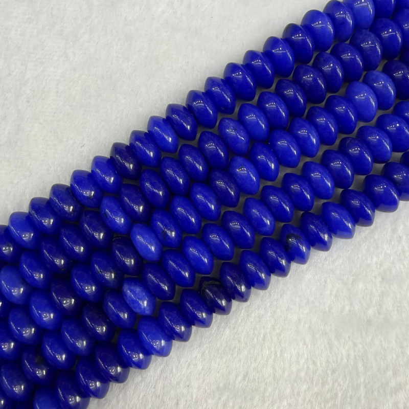 6x12 mm prirodne ahat Perle u obliku UFO-a, perle za abakus, dodaci za DIY nakita, materijali, gumbi, poluproizvodi