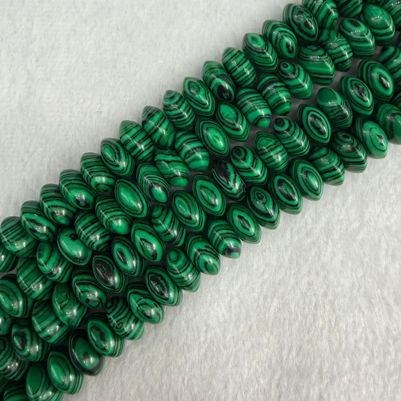 6x12 mm prirodne ahat Perle u obliku UFO-a, perle za abakus, dodaci za DIY nakita, materijali, gumbi, poluproizvodi