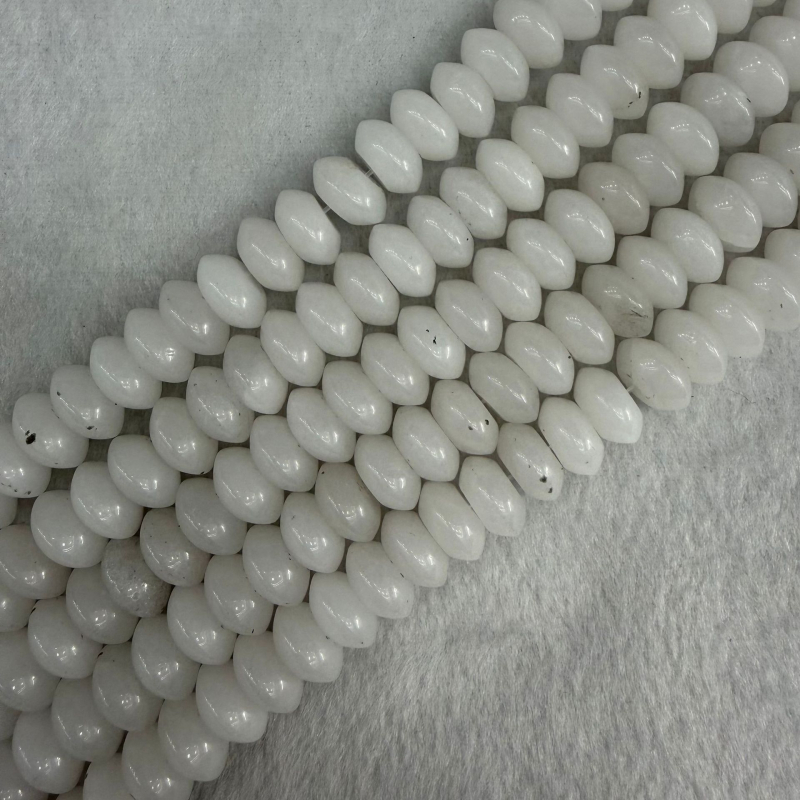 6x12 mm prirodne ahat Perle u obliku UFO-a, perle za abakus, dodaci za DIY nakita, materijali, gumbi, poluproizvodi