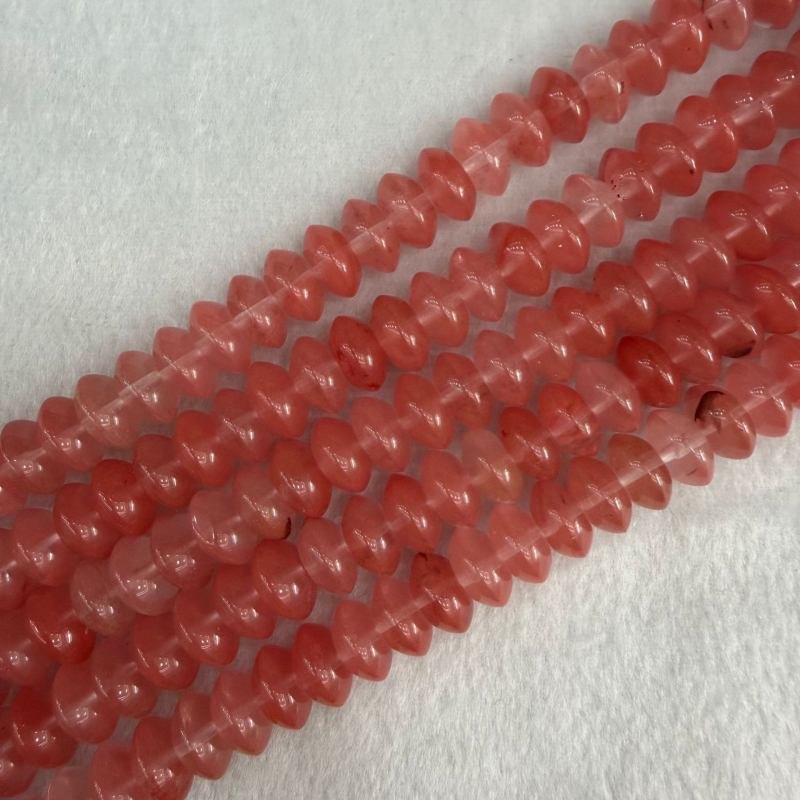 6x12 mm prirodne ahat Perle u obliku UFO-a, perle za abakus, dodaci za DIY nakita, materijali, gumbi, poluproizvodi