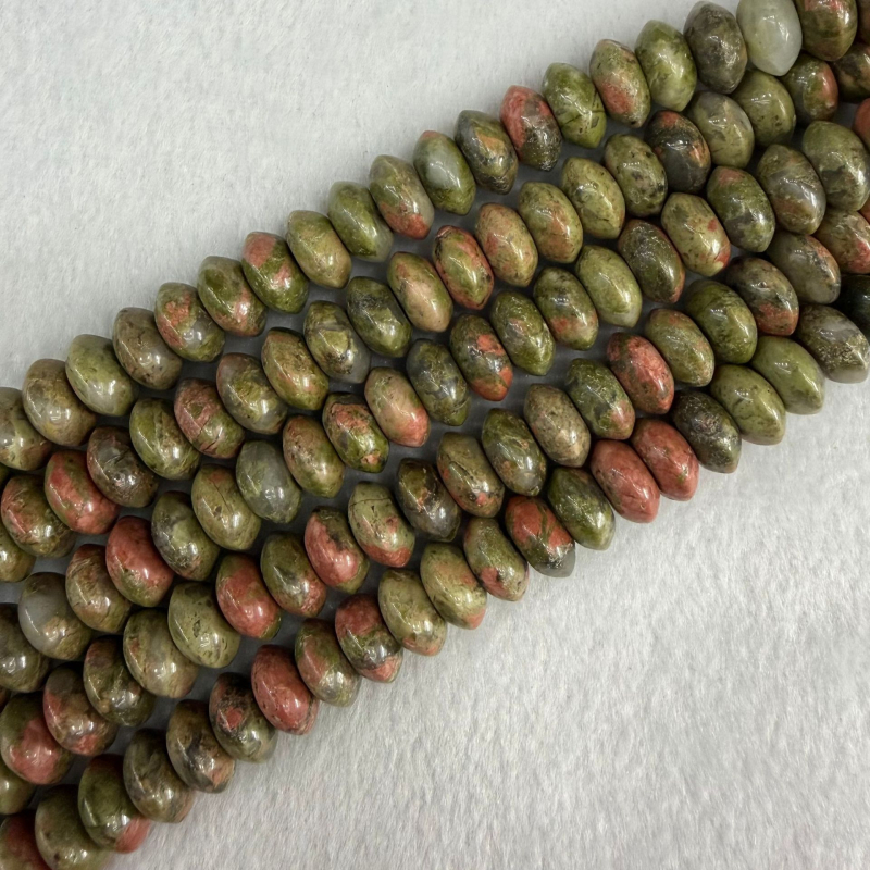 6x12 mm prirodne ahat Perle u obliku UFO-a, perle za abakus, dodaci za DIY nakita, materijali, gumbi, poluproizvodi