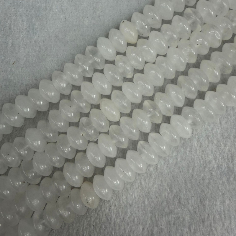 6x12 mm prirodne ahat Perle u obliku UFO-a, perle za abakus, dodaci za DIY nakita, materijali, gumbi, poluproizvodi