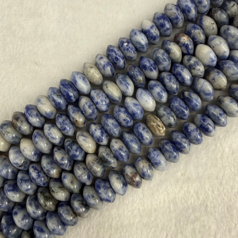 6x12 mm prirodne ahat Perle u obliku UFO-a, perle za abakus, dodaci za DIY nakita, materijali, gumbi, poluproizvodi