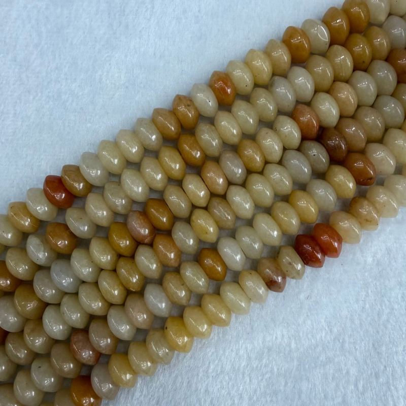 6x12 mm prirodne ahat Perle u obliku UFO-a, perle za abakus, dodaci za DIY nakita, materijali, gumbi, poluproizvodi