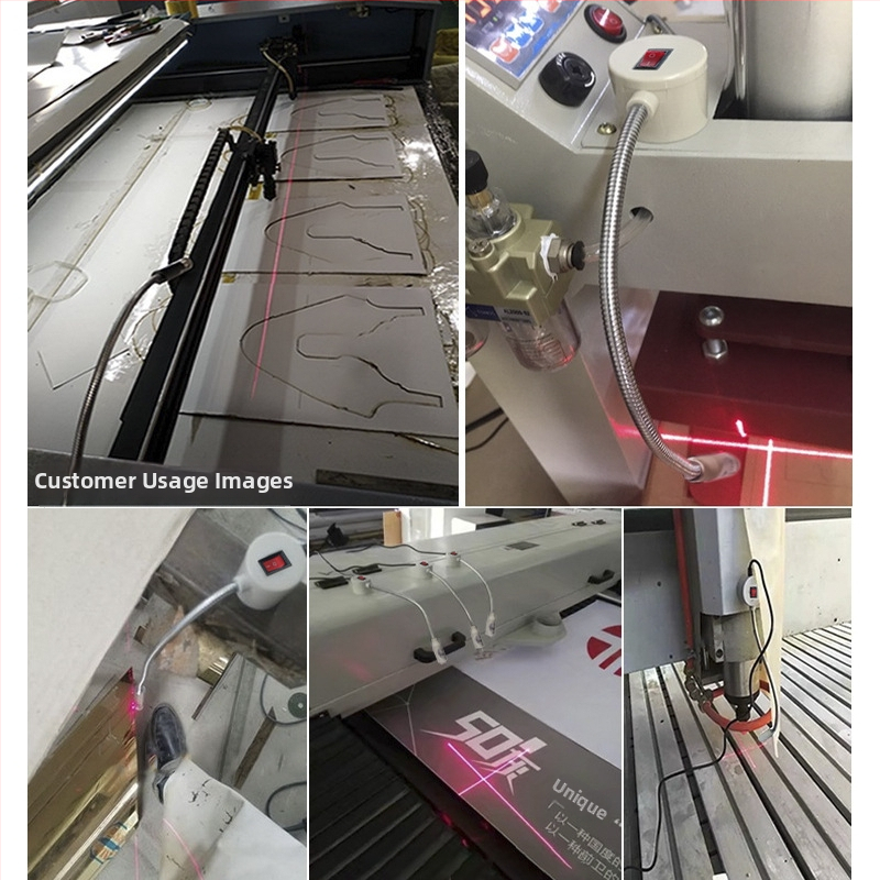 Infračervený lineárny laserový diódový modul s polohovacou lampou s krížovým zameriavačom a magnetickým spínačom