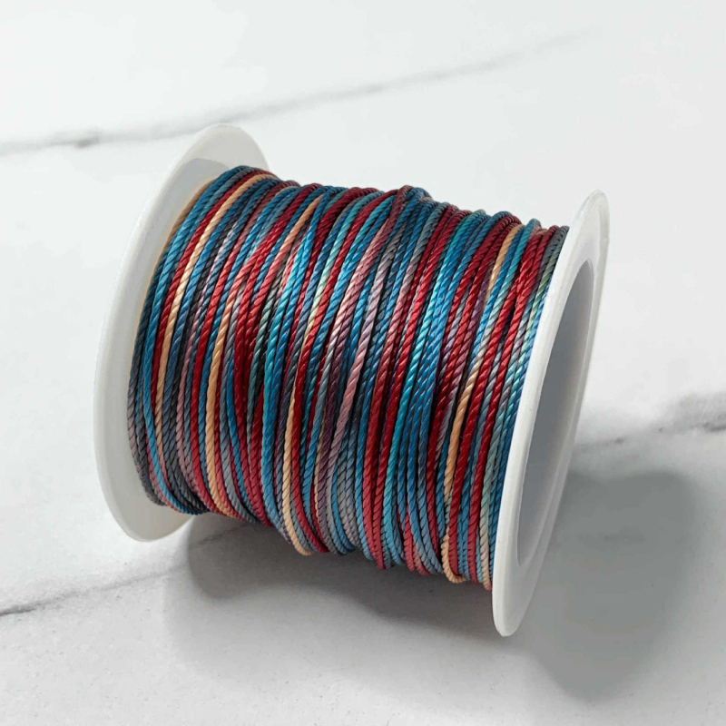 12 szálas gradient festett fonal karkötők és zsinórok készítéséhez