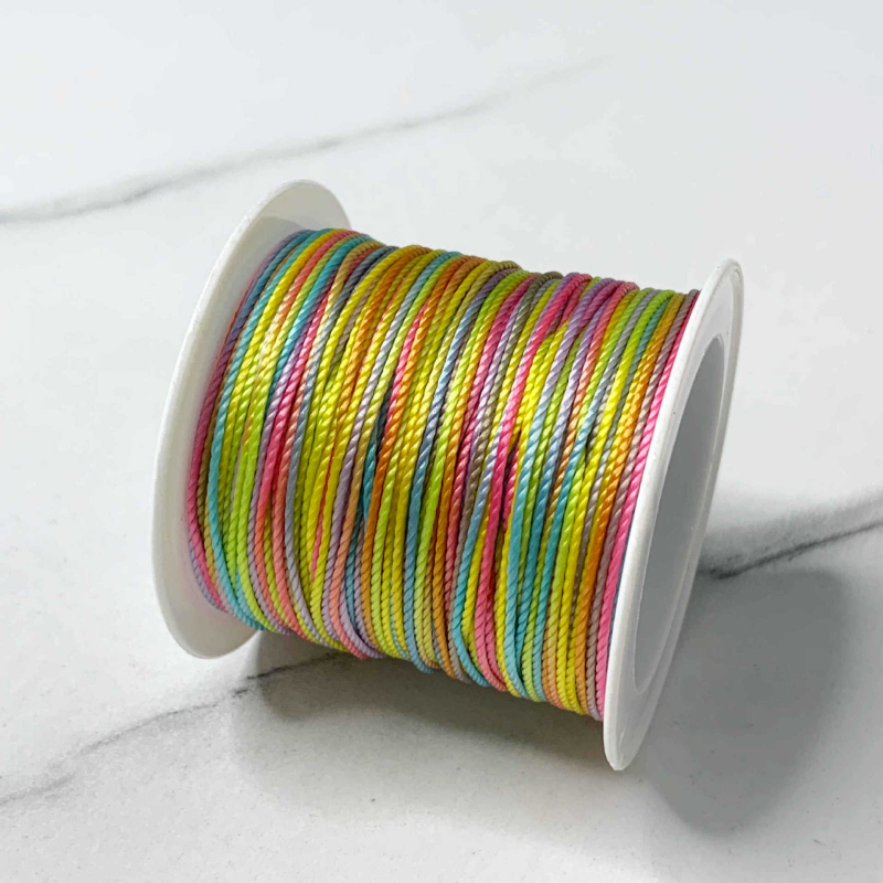 12 szálas gradient festett fonal karkötők és zsinórok készítéséhez