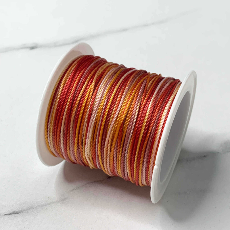 12 szálas gradient festett fonal karkötők és zsinórok készítéséhez
