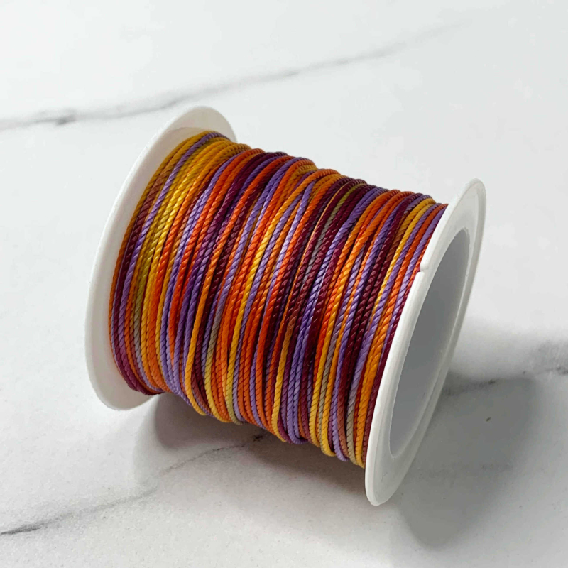 12 szálas gradient festett fonal karkötők és zsinórok készítéséhez