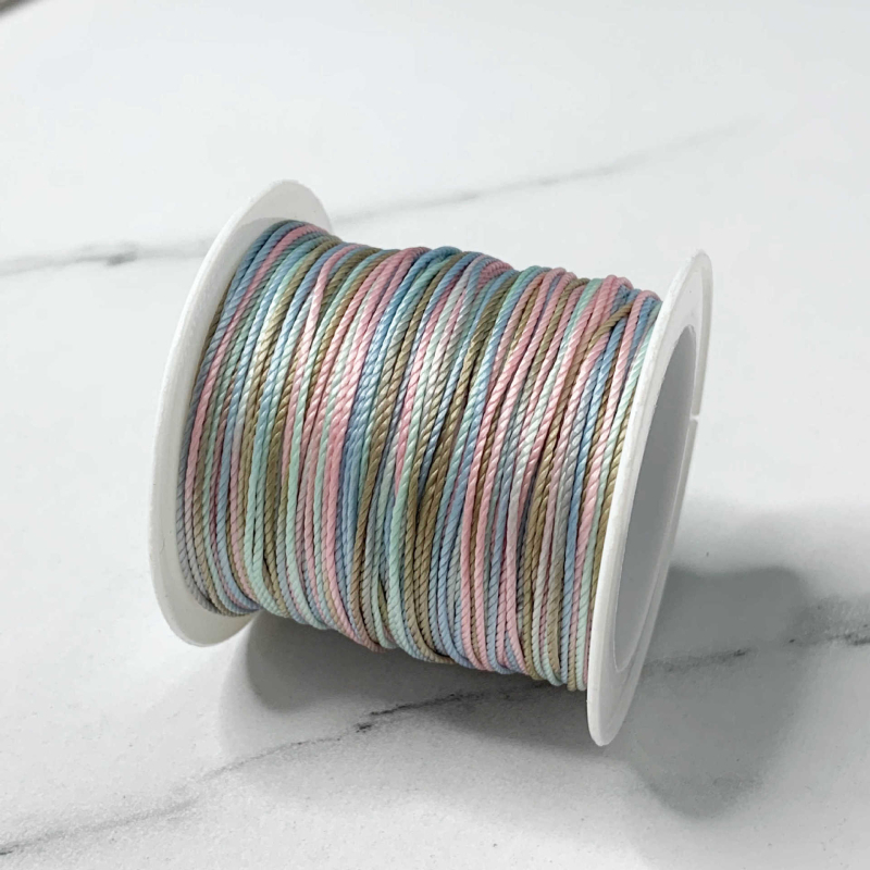 12 szálas gradient festett fonal karkötők és zsinórok készítéséhez