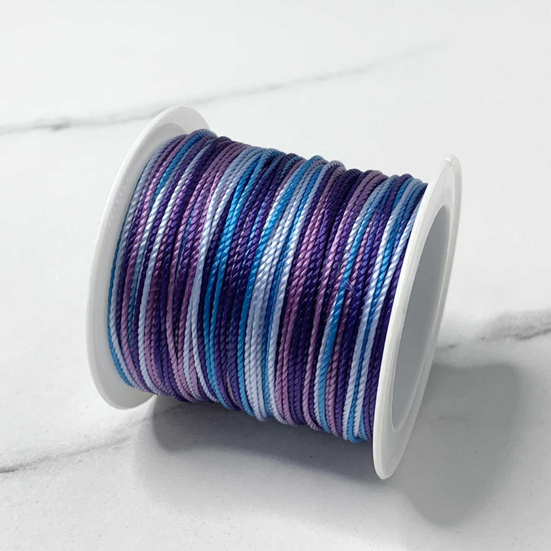 12 szálas gradient festett fonal karkötők és zsinórok készítéséhez