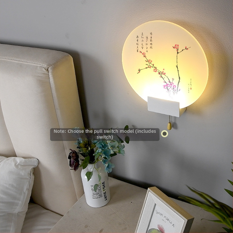 Lampa de perete nordică, în stil minimalist, pentru dormitor, sufragerie și hol